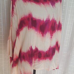 BEAUTIFUL BLOUSE FLAMING STRIPE. SIZE: XS FIX MEDIUM BY: JUICE CULTURE